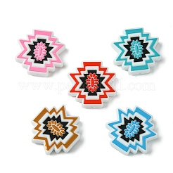 10шт 5 цвета силиконовые фокусные бусины&nbsp;SIL-CJ0001-57