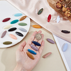 12 набор 6-х цветных пластиковых брошей-булавок&nbsp;JEWB-OC0001-04