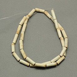 Синтетических нитей бирюзовые бусы&nbsp;X-TURQ-G120-4x13mm-12