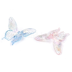 Цвет AB прозрачный акриловый бисер&nbsp;TACR-T028-12M