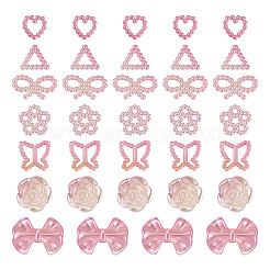 Непрозрачные бусины из абс-пластика&nbsp;FIND-TAC0016-33C