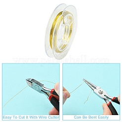 Круглая медная проволока для изготовления ювелирных изделий&nbsp;CWIR-N001-0.4mm-07