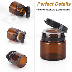 Стеклянная переносная банка для крема&nbsp;LS-MRMJ-WH0064-48A