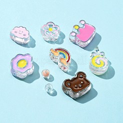 Прозрачные акриловые бусины&nbsp;OACR-FS0001-14