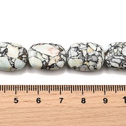 Синтетических нитей бирюзовые бусы&nbsp;G-F791-F01-01