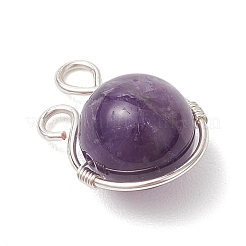 Круглые подвески из натурального зеленого авантюрина&nbsp;PALLOY-JF03609-02