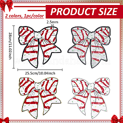 2 шт. 2-х цветная полиэфирная нить на заплатках&nbsp;PATC-BC0001-28