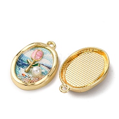 Печатные эмали подвески сплава&nbsp;ENAM-B028-36KCG-01