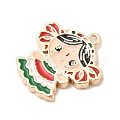 Подвески из латуни с цветной эмалью&nbsp;KK-A277-34G