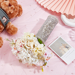 Стеклянная ручка для букета со стразами&nbsp;DIY-BC00007