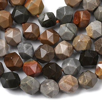 Натуральные нити из бисера пикассо&nbsp;G-Z119-A25-02-1