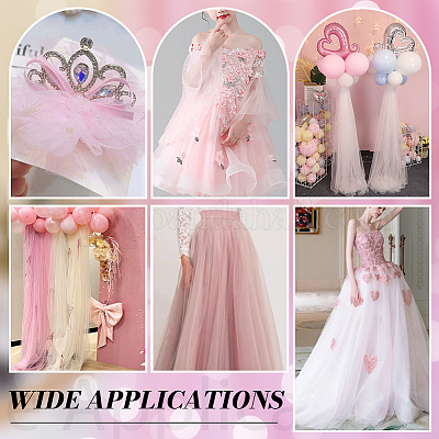 Сетчатая ткань из полиэстера&nbsp;DIY-WH0740-17B-1