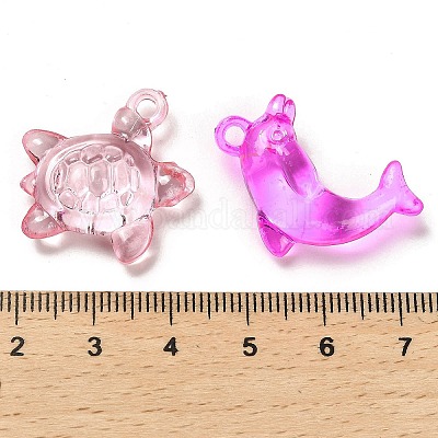 Прозрачные акриловые подвески&nbsp;OACR-Z016-24-1