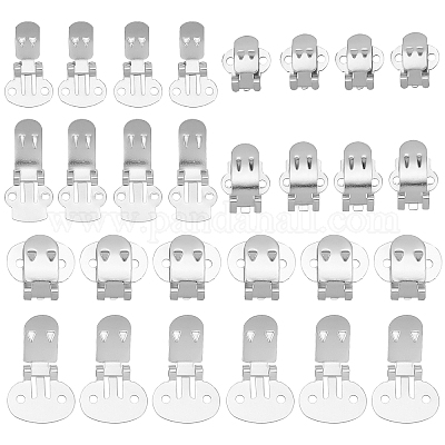 60 шт. 3 стильных железных больших плоских пустых зажима&nbsp;IFIN-PH0001-77-1