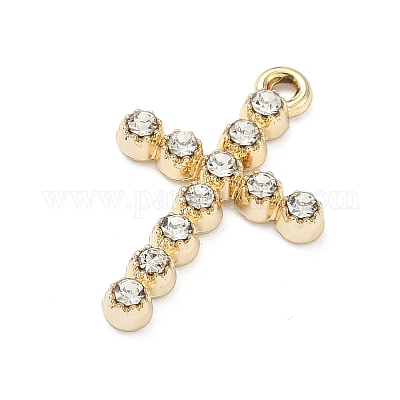 Подвески из сплава и страза&nbsp;ALRI-D303-20G-03-1