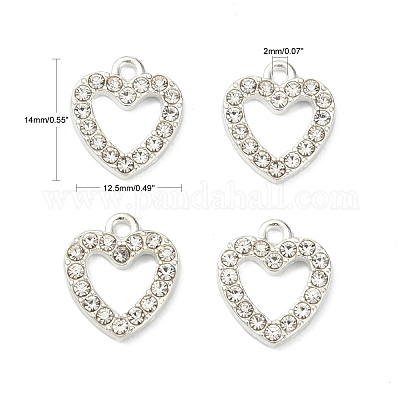 Подвески сплава Rhinestone&nbsp;X-ALRI-Q065-78S-1