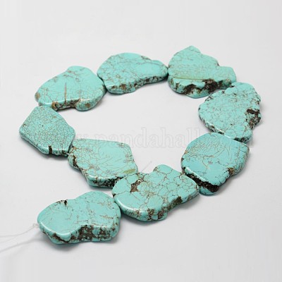 Бусины из натурального магнезита&nbsp;G-P228-29-1