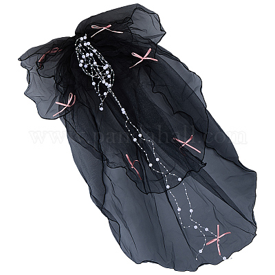 Органза абс жемчужная свадебная фата&nbsp;OHAR-WH20020-05C-1