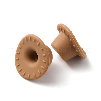 Силиконовые бусины&nbsp;SIL-WH0001-37R-1