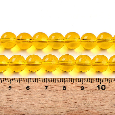 Прозрачные стеклянные бусины&nbsp;LS-GLAA-T032-T10mm-24-1