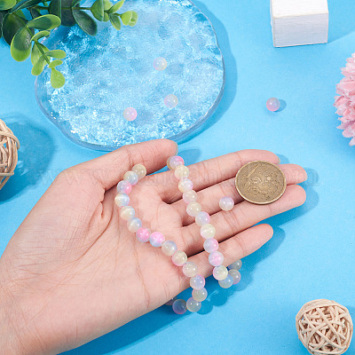 1 нить бусины кошачий глаз&nbsp;CE-TA0013-57A-1