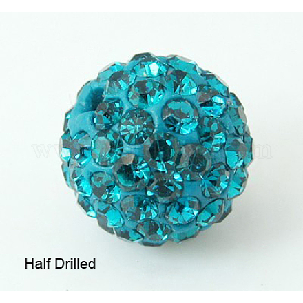 Бусины со стразами&nbsp;RB-H258-HD10mm-229-1