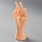 Plastic Mannequin Hand Display, Jewelry Bracelet Necklace Ring Glove Stand Holder, PeachPuff, 8x7.15x22cm