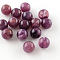 Acrylic Imitation Gemstone Beads, Round, Dark Orchid, 10mm, Hole: 2mm, about 925pcs/500g