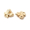 Christmas Alloy Rhinestone Charms, Golden, Christmas Bell, 11x11x4.5mm, Hole: 1.2mm