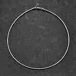 Не тускнеющие повседневные ожерелья-чокеры из нержавеющей стали 304, с карабин-лобстерами , цвет нержавеющей стали, 15.8 дюйм (40.1 см)