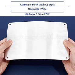 Алюминиевые пустые предупреждающие знаки&nbsp;DIY-GL0003-03B