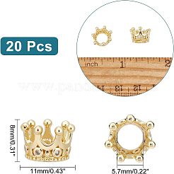 20шт латунь микро проложить прозрачные кубические бусины из циркония&nbsp;FIND-FH0004-04
