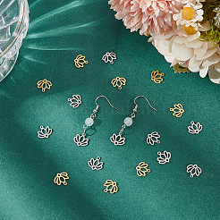 20 шт. 2-х цветные подвески из нержавеющей стали 304&nbsp;STAS-DR0001-06