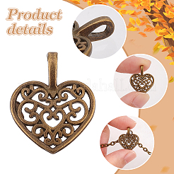 Подвески из сплава 100шт&nbsp;PALLOY-PH0022-29