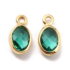 Экологически чистая латунь со стеклянными подвесками&nbsp;KK-K268-01R