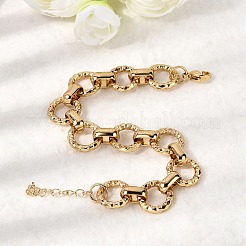 Браслеты-цепочки из нержавеющей стали 304 для женщин&nbsp;BJEW-P388-02A-G