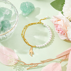 18 шт. 3-цветное ионное покрытие (IP) из нержавеющей стали 304 подвески&nbsp;STAS-DC0014-06