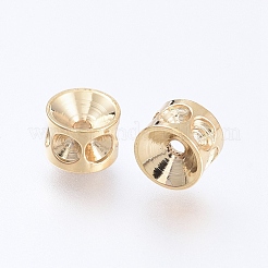 304 нержавеющая сталь бусины со стразами&nbsp;STAS-E474-53A-G