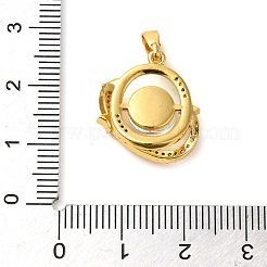 Кубические подвески из латуни с микропаве&nbsp;KK-M099-03G