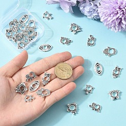 30шт 6 стиля сплава распорные бусины&nbsp;FIND-YW0007-82