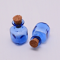 Мини-бутылки из боросиликатного стекла&nbsp;LS-GLAA-WH0018-76A