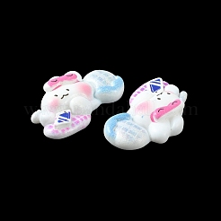 Непрозрачные кабошоны милого зайчика&nbsp;CRES-O006-14C