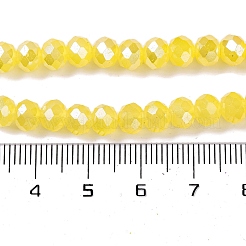 Запекание гальванических нитей стеклянных бусин&nbsp;LS-DGLA-A039-J6MM-B23