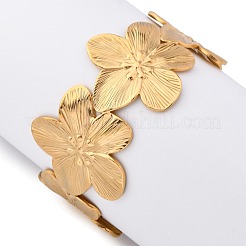 Браслеты-манжеты из нержавеющей стали 304 для женщин&nbsp;BJEW-P347-02C