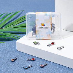 Цинк подвески Rhinestone сплава&nbsp;ALRI-PH0001-17-RS