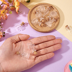 10 шт. 10 стиля мини-контейнеры для бутылок из боросиликатного стекла&nbsp;BOTT-TA0001-01