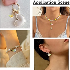 120 шт. подвески из матового акрила 8 цветов&nbsp;PALLOY-YW00102