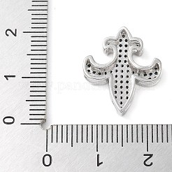 Латунные микро проложить кубического циркония бусы&nbsp;KK-C086-05P