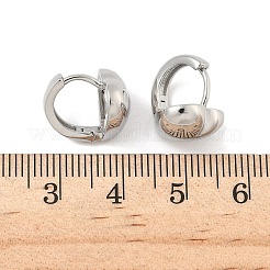 Латунные серьги обруча&nbsp;EJEW-D320-18P