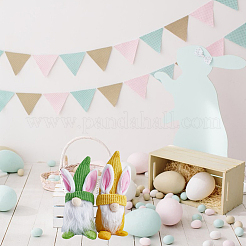 2 шт. 2 цвета пасхальная ткань кролик гном кукла украшение&nbsp;AJEW-GF0007-78B